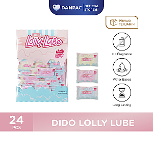 Dido Lolly Lube Portable Lubricant 24 Sachets - Water Based